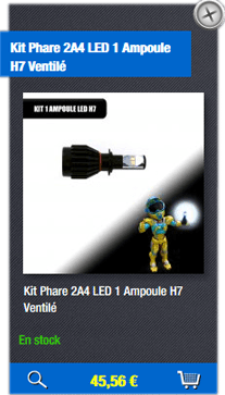 Kit phare Led 1 amp