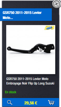 GSR750 2011-2015 Levier Moto...