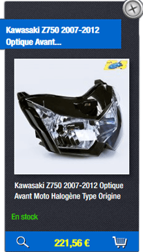 Kawasaki Z750 2007-2012 Optique Avant...