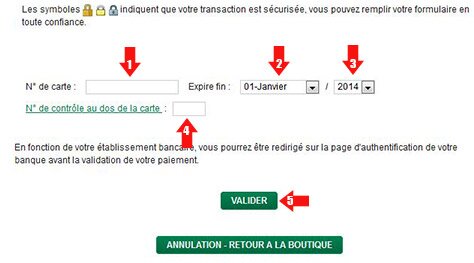 validation paiement